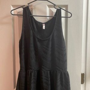 Black tank dress